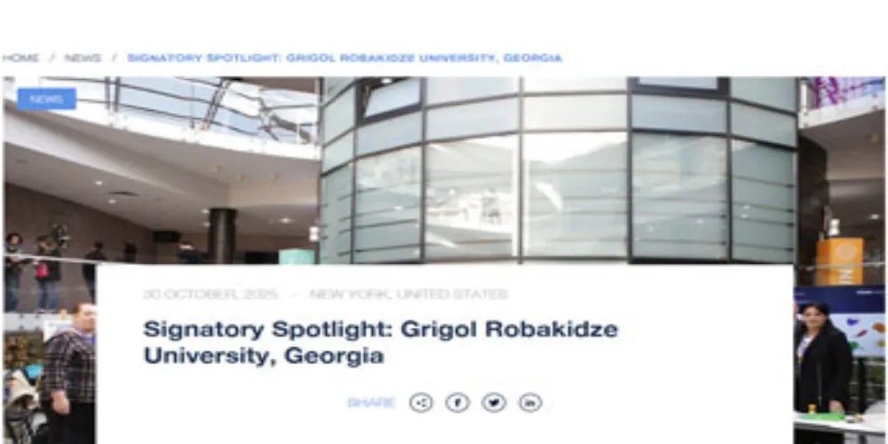 GRUNI SDGs Center Featured on UN PRME Platform