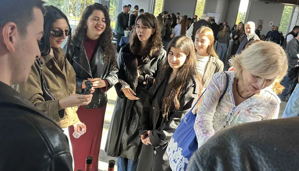 Tourism Students Participate in Wine Festival at Mtatsminda