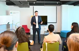 Vakhtang Charaia's training for journalists News - Grigol Robakize University (GRUNI)