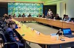 The winning students of GRUNI’s project have returned from Brussels News - Grigol Robakize University (GRUNI)