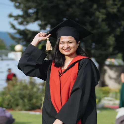 Dr. Riya Chetan Prajapati Success Story - Grigol Robakize University (GRUNI)