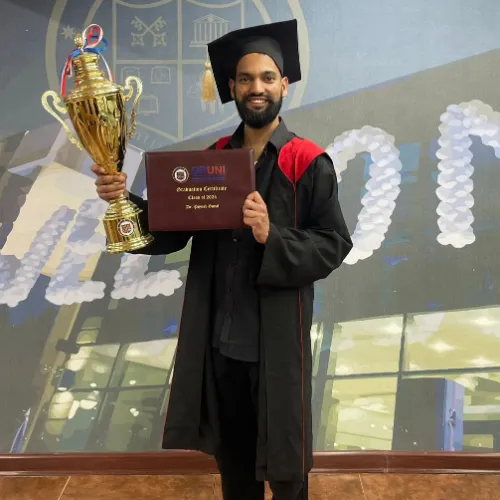 Dr. Piyush Goyal Success Story - Grigol Robakize University (GRUNI)